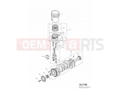 Triumph 2005 DAYTONA 600 & 650 Crankshaft,Connecting Rods,Pistons & Liners