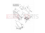 Triumph 2005 DAYTONA 600 & 650 Bodywork - Rear Side Panels and Seat