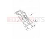 Triumph 2006 DAYTONA 600 & 650 Rear Sub-Frame and Fittings