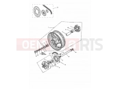 Triumph 1993 TRIDENT Rear Wheel & Final Drive