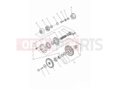 Triumph 1995 TRIDENT Alternator & Starter Drive Gears