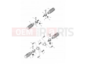 Triumph 2004 THUNDERBIRD SPORT Footrests & Mountings