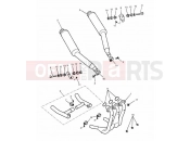 Triumph 1995 SPEED TRIPLE (CARBS) Exhaust System 29155