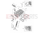 Triumph 1995 SPEED TRIPLE (CARBS) Cylinder Head & Valves