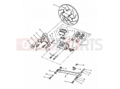 Triumph 1996 SPEED TRIPLE (CARBS) Rear Brake Caliper & Disc