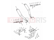 Triumph 1996 SPEED TRIPLE (CARBS) Exhaust System 29156