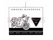 Triumph 1997 SPEED TRIPLE (CARBS) Owners Handbook 1994 Models