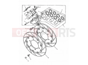 Triumph 1997 SPEED TRIPLE (CARBS) Front Brake Caliper & Discs