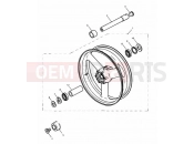 Triumph 1998 SPEED TRIPLE 885cc\955cc (EFI) > 141871 Front Wheel