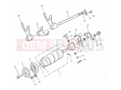 Triumph 1999 SPEED TRIPLE 885cc\955cc (EFI) > 141871 Gear Selector Drum