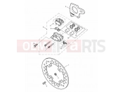 Triumph 1999 SPEED TRIPLE 885cc\955cc (EFI) > 141871 Rear Brake Caliper & Disc