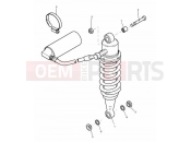 Triumph 2000 SPEED TRIPLE 885cc\955cc (EFI) > 141871 Rear Suspension Unit