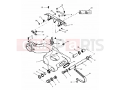 Triumph 2001 SPEED TRIPLE 885cc\955cc (EFI) > 141871 Swinging Arm