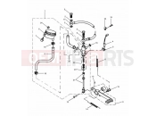 Triumph 2001 SPEED TRIPLE 885cc\955cc (EFI) > 141871 Rear Brake Master Cylinder