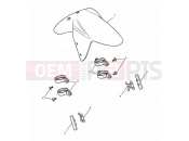 Triumph 2002 SPEED TRIPLE 141872 > 210444 Front Mudguard