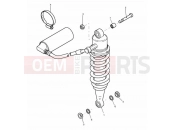 Triumph 2002 SPEED TRIPLE 141872 > 210444 Rear Suspension Unit