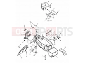 Triumph 2003 SPEED TRIPLE 141872 > 210444 Rear Mudguard & Battery Box