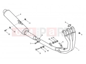 Triumph 2004 SPEED TRIPLE 141872 > 210444 Exhaust System