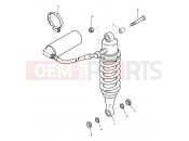 Triumph 2006 SPEED TRIPLE 210445 > 461331 Rear Suspension Unit