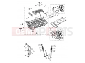 Triumph 2010 SPEED TRIPLE 210445 > 461331 Cylinder Head & Valves