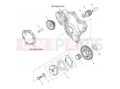 Triumph 2014 SPEED TRIPLE 461332 > 735437 Starter Drive Gears 491324