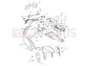 Triumph 2015 SPEED TRIPLE 461332 > 735437 Mudguards