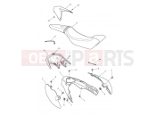 Triumph 2015 SPEED TRIPLE 461332 > 735437 Rear Bodywork & Seat