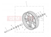 Triumph 2016 SPEED TRIPLE 461332 > 735437 Front Wheel