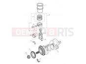 Triumph 2011 SPEED TRIPLE 461332 > 735437 Crankshaft, Connecting Rods...