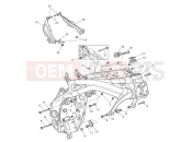 Triumph 2013 SPEED TRIPLE 461332 > 735437 Main Frame & Fittings
