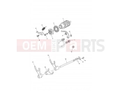 Triumph 2012 SPEED TRIPLE R > 735336 Gear Selector Drum 563846