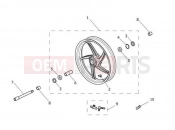 Triumph 2013 SPEED TRIPLE R > 735336 Front Wheel 602552