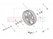 Triumph 2013 SPEED TRIPLE R > 735336 Front Wheel 602553