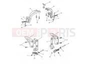 Triumph 2013 SPEED TRIPLE R > 735336 Footrests & Mountings