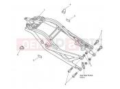 Triumph 2013 SPEED TRIPLE R > 735336 Rear Sub-Frame & Fittings