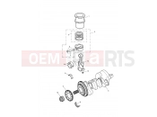 Triumph 2013 SPEED TRIPLE R > 735336 Crankshaft, Connecting Rods...