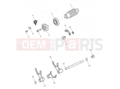 Triumph 2016 SPEED TRIPLE R - 735337 > Gear Selector Drum