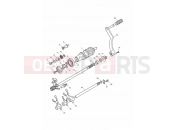 Triumph 2002 SPEED FOUR Gear Selectors and Pedal