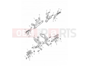 Triumph 2003 SPEED FOUR Footrests & Mountings