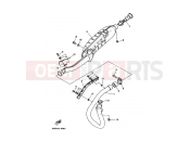 YAMAHA YFM 350 X Warrior YFM350X YFM350XH WARRIOR 3GDJ 1996 EXHAUST