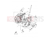 YAMAHA YFM 350 X Warrior YFM350X YFM350XH WARRIOR 3GDJ 1996 CRANKCASE