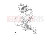 YAMAHA YFM 350 X Warrior YFM350X YFM350XH WARRIOR 3GDJ 1996 CRANKCASE COVER 1