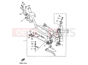 YAMAHA YFM 350 X Warrior YFM350X YFM350XH WARRIOR 3GDJ 1996 HANDLE SWITCH & LEVER