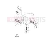 YAMAHA YFM 350 YFM350X YFM350XH 3GDH 1996 OIL PUMP