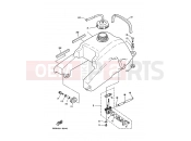 YAMAHA YFM 350 YFM350X YFM350XH 3GDH 1996 FUEL TANK