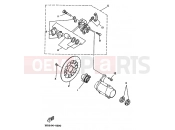 YAMAHA YFM 350 YFM350X YFM350XH 3GDH 1996 REAR BRAKE CALIPER