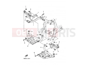 YAMAHA YFM 350 YFM350X YFM350XH 3GDH 1996 STAND & FOOTREST