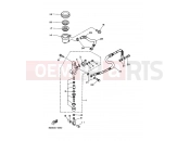 YAMAHA YFM 350 YFM350X YFM350XH 3GDH 1996 REAR MASTER CYLINDER