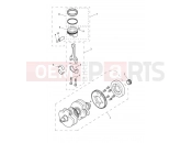 Triumph 2019 THRUXTON Crankshaft, Connecting Rods...