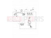 Triumph 1995 SPRINT CARBS Ignition Switch & Lock Set Sprint Executive